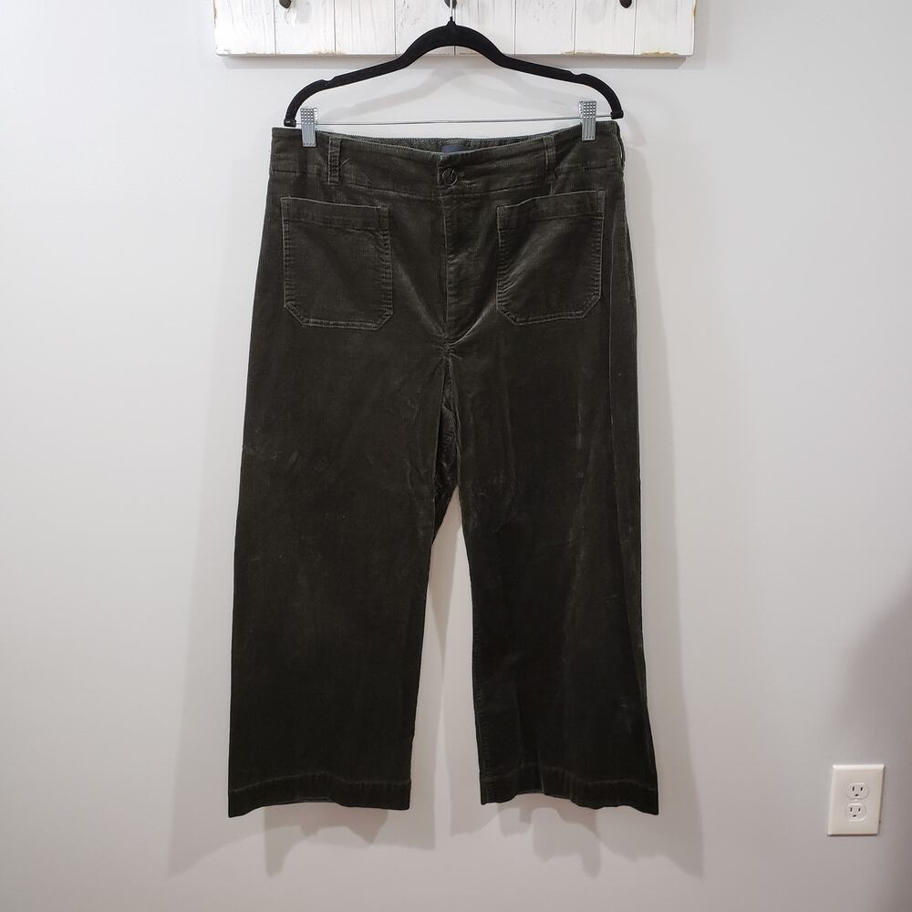 Maeve Colette Green Corduroy Pants Size 34